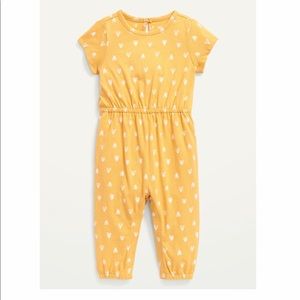 Short Sleeved Jersey Jumpsuit
